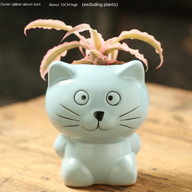Succulent Flower Pot Ceramic Breathable Stoneware