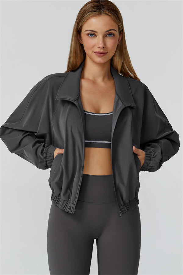 The Venus Zip Jacket Sports Bra Leggings 3-Piece Set