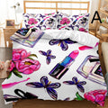 Butterfly Series Three-piece Bedding Quilt Cover Set