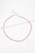 Fuchsia Bead Necklace