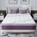 Full Mattress, 12 Inch Hybrid Full Mattress, Full Size Mattress In A Box, Plush Foam Mattress With Individually Pocketed Coils, Motion Isolation For Pressure Relief, Medium Soft