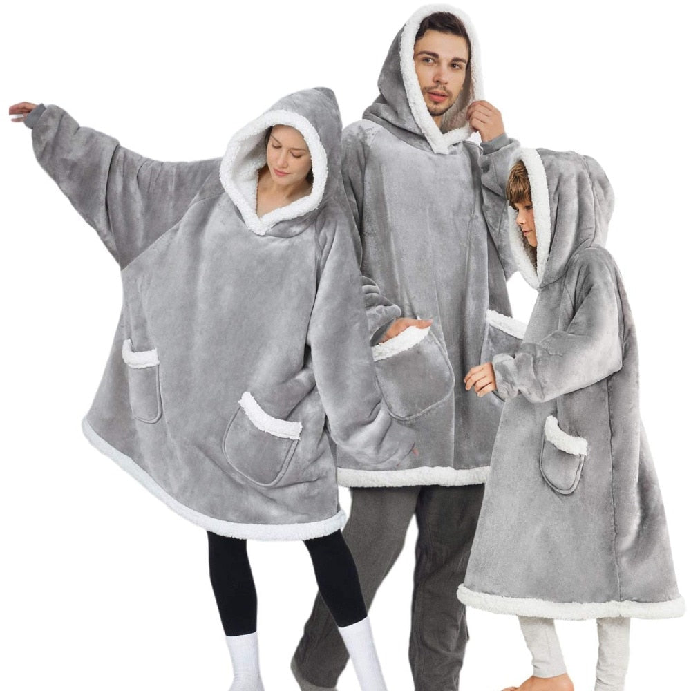 Hoodie Blanket Wearable by Pi Mart