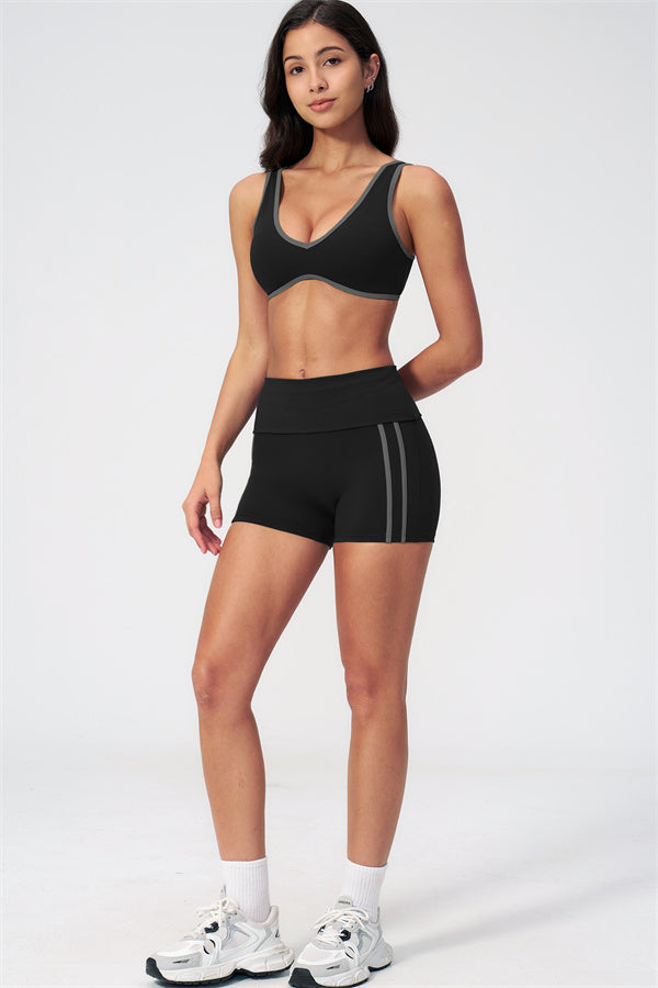 The Evoke Sports Bra Shorts 2-Piece Set