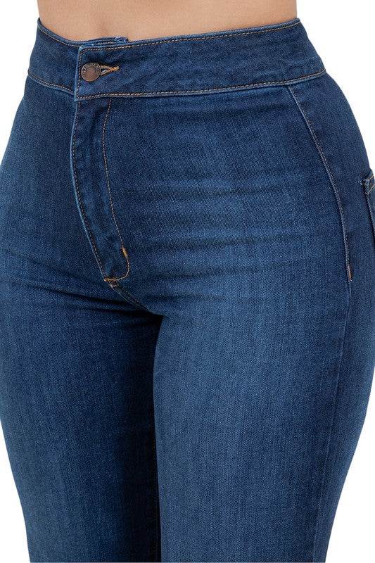 Harley Wide Leg Dark Blue- Inseam 34
