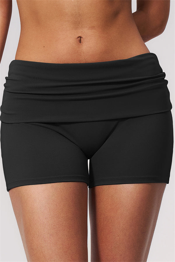 The Twirl Wide Strap Halter Crop Top Shorts 2-Piece Set