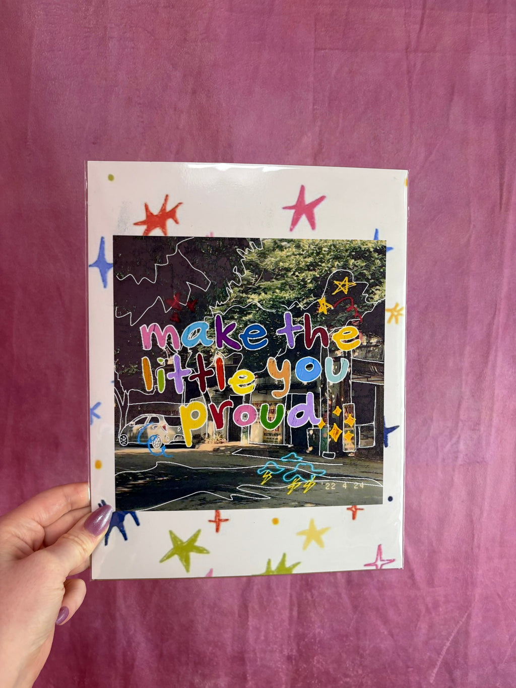 “Make the Little You Proud” Wall Photo