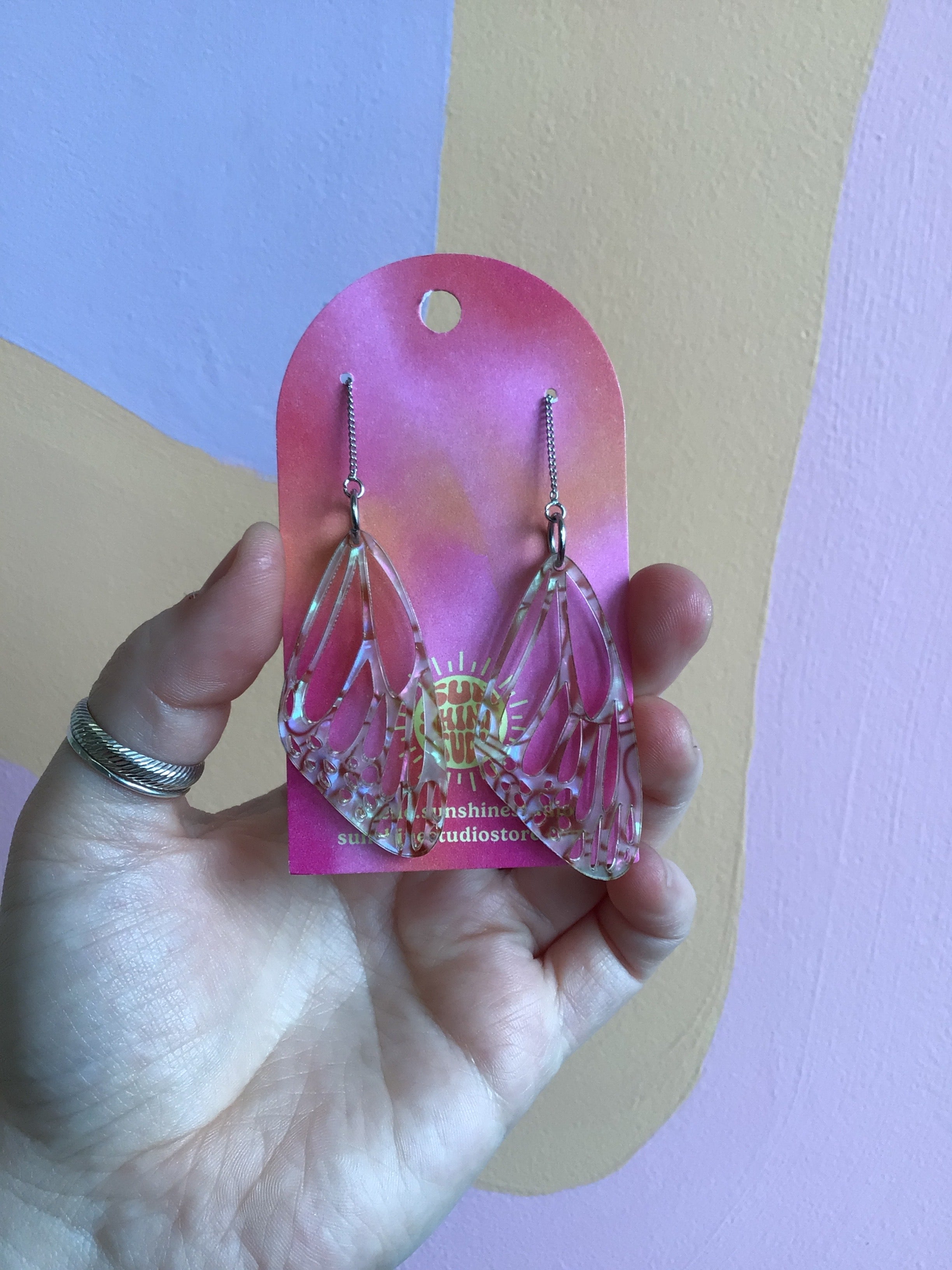 Butterfly Wing  Earrings