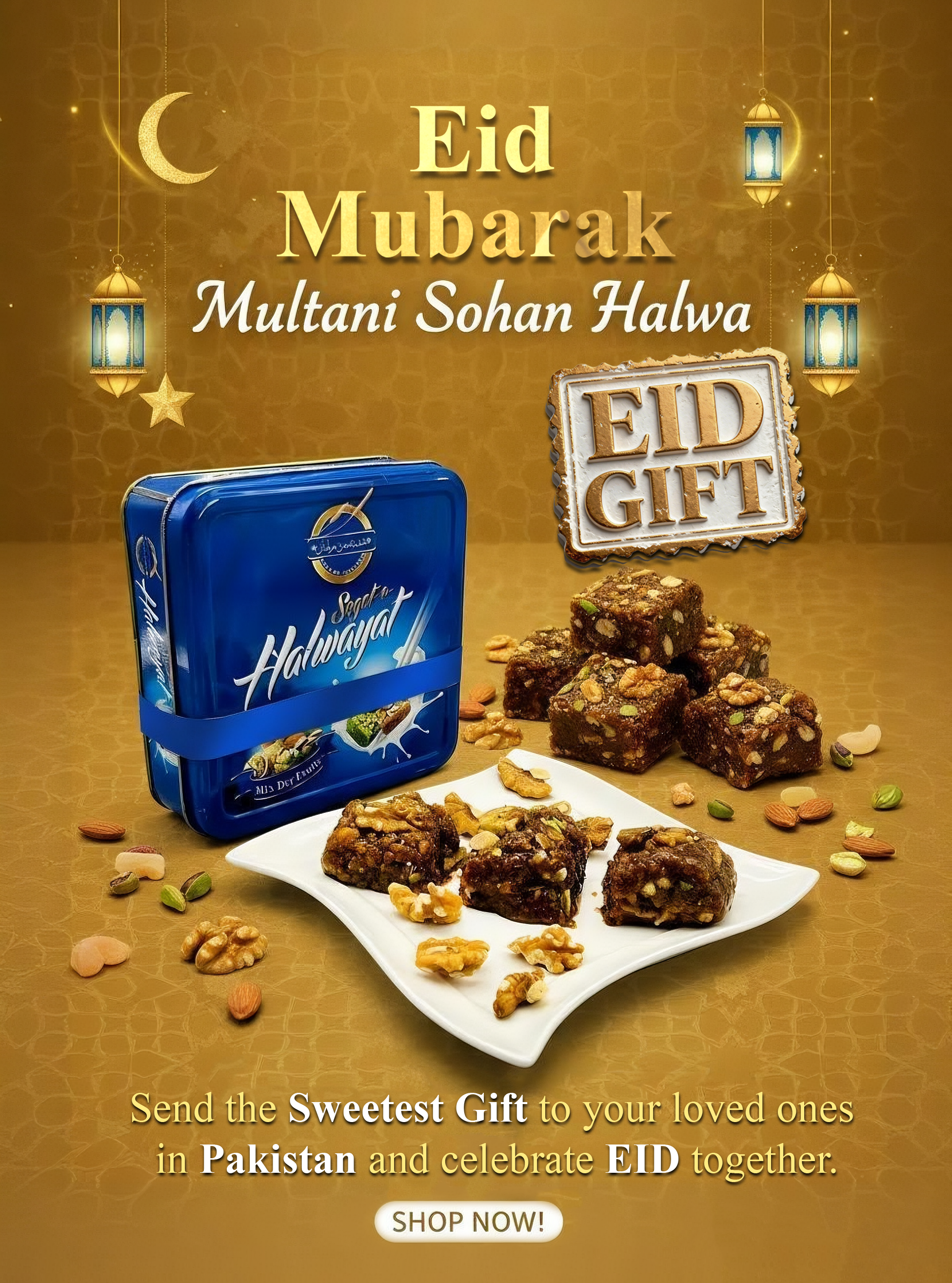Eid Special Multani Sohan Halwa for Pakistan