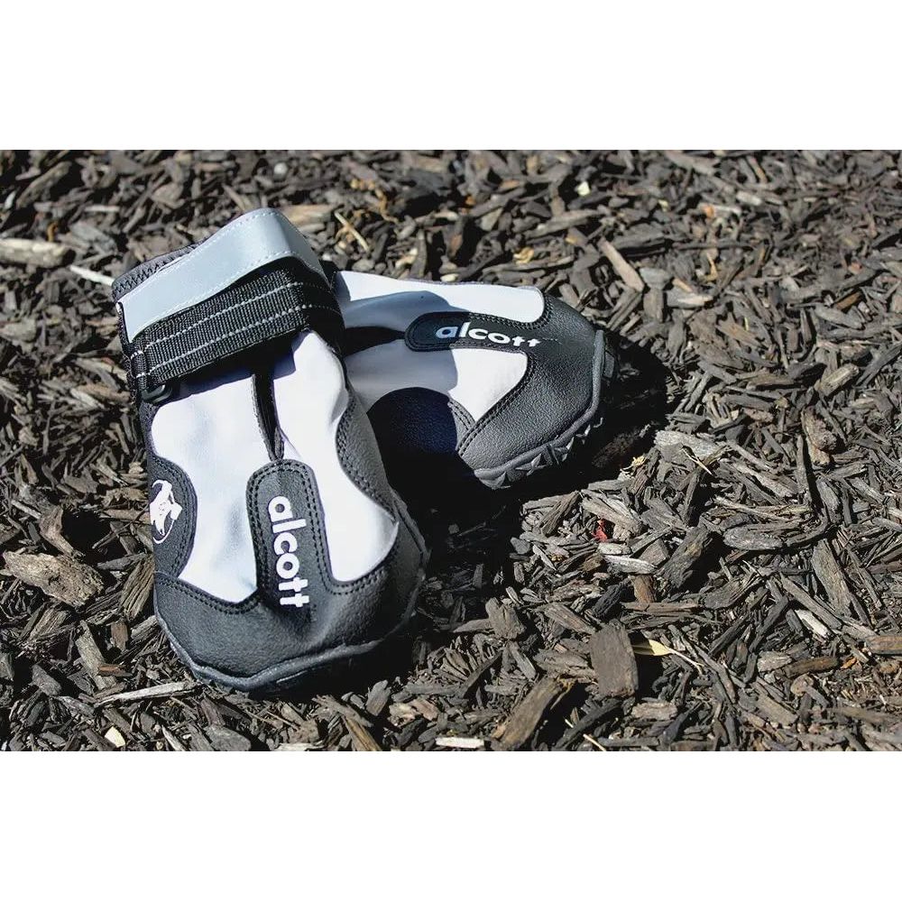 Alcott Explorer Adventure Dog Boots, Grey& Black Medium