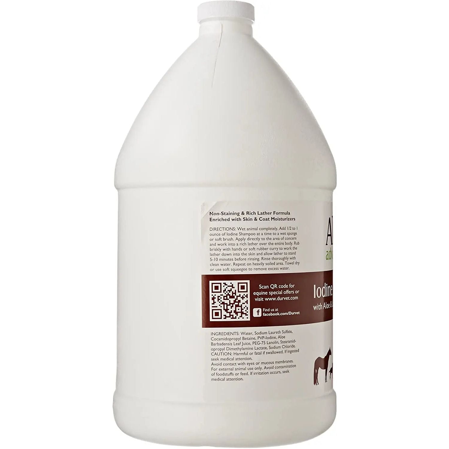 Advantage Aloe & Lanolin Iodine Animal Shampoo 1 Gallon Concentrate