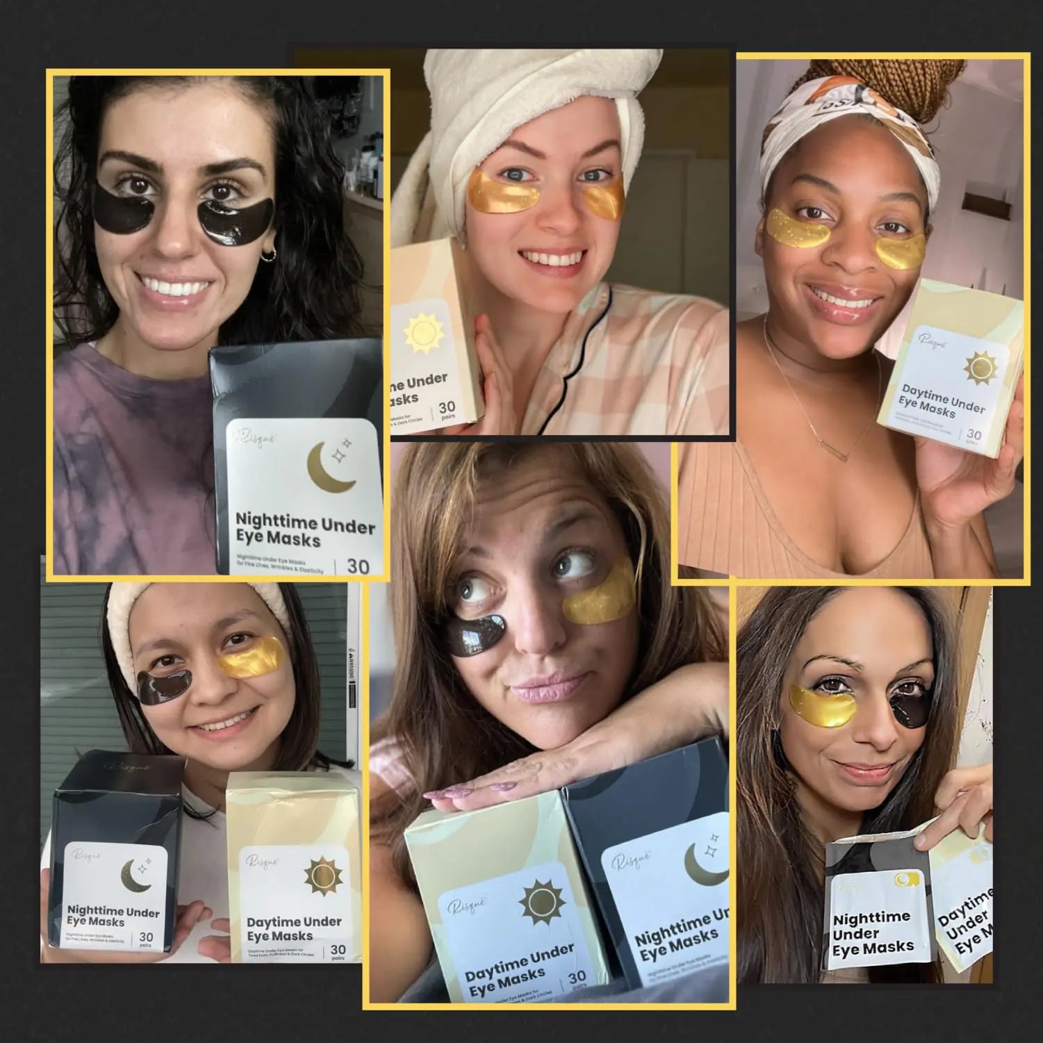 Under Eye Patches for Puffy Eyes and Dark Circles (60 Pairs) | Infused Gel Eye Mask Patches for Dark Circle Under Eye Support of Eye Bags & Puffiness | Ideal for Bridesmaids Gifts & Bachelorette Party
