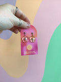 Pink and Yellow Daisy Drops