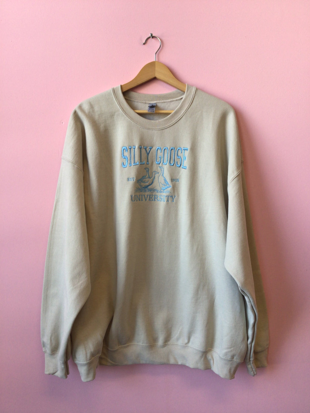 “Silly Goose University” Embroidered Shirt