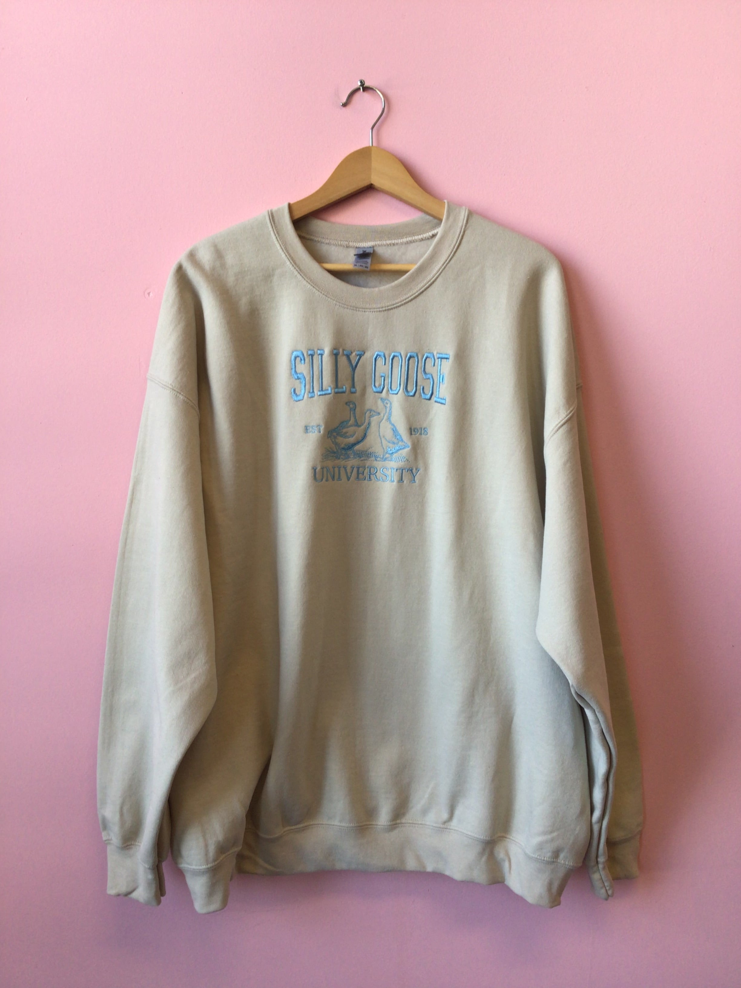 “Silly Goose University” Embroidered Shirt