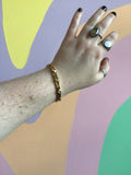 Titanium Heart Studded Bangle