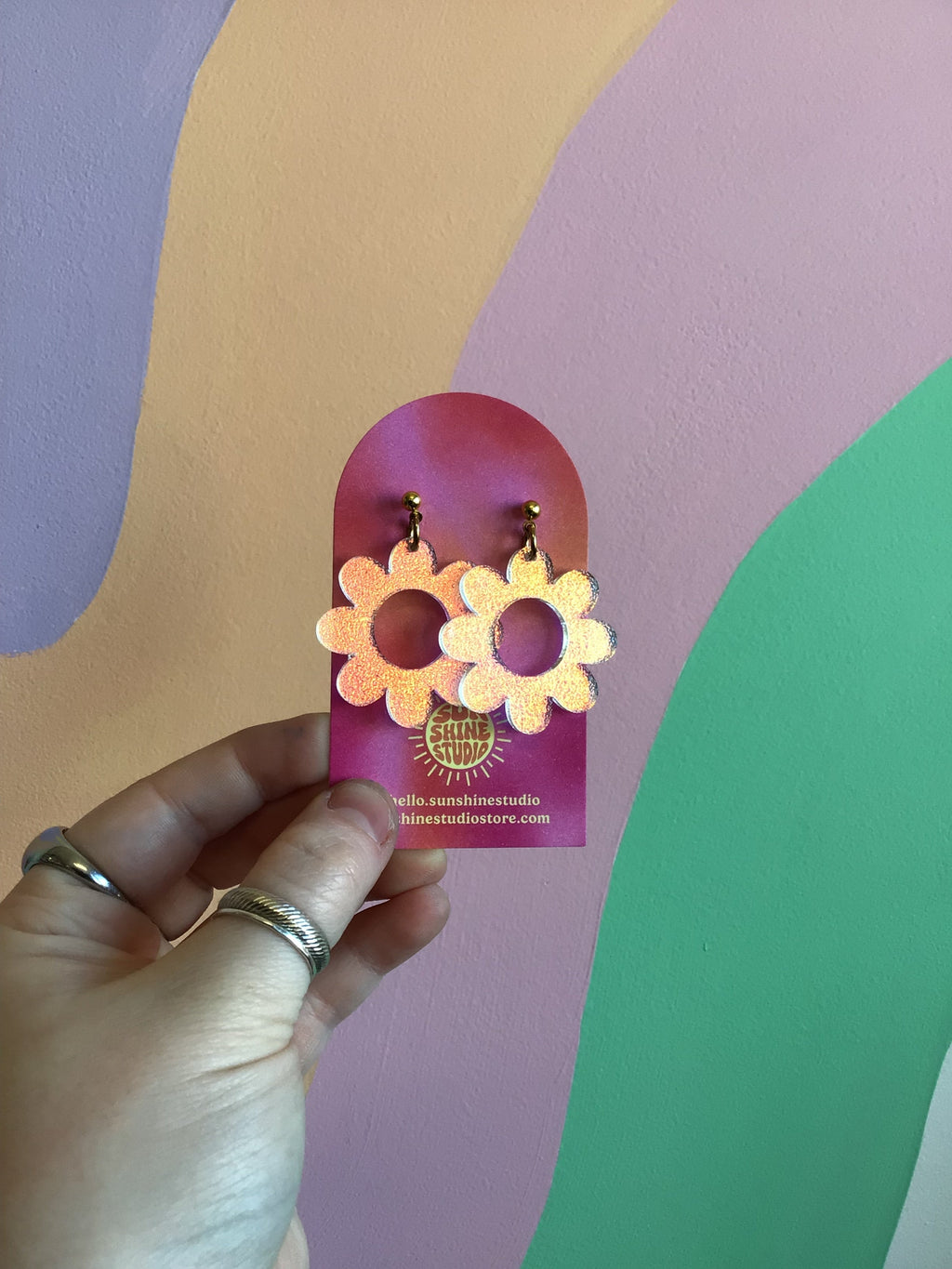Happy Spring Daisy Earrings
