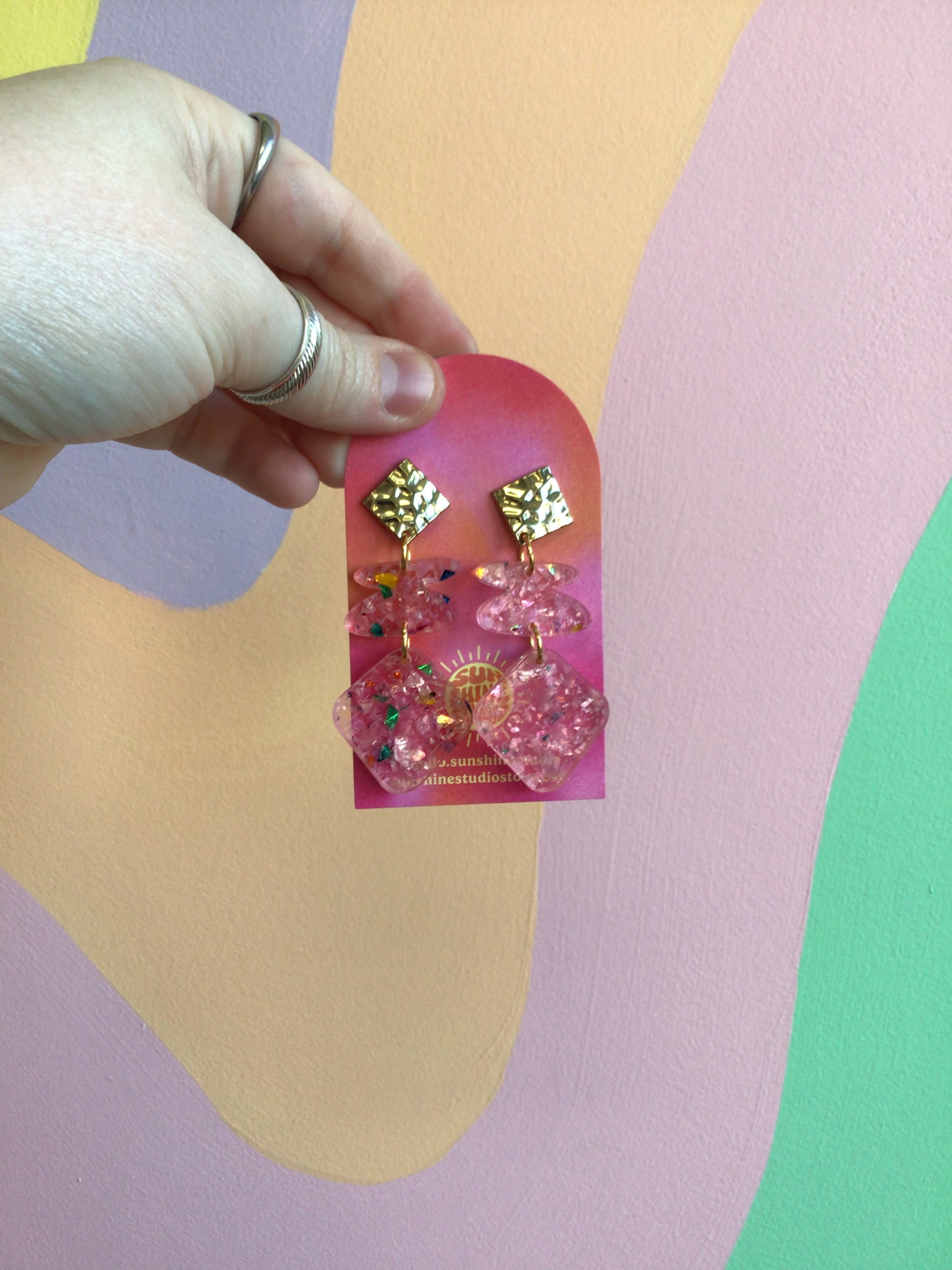 Hammer It Out Earrings