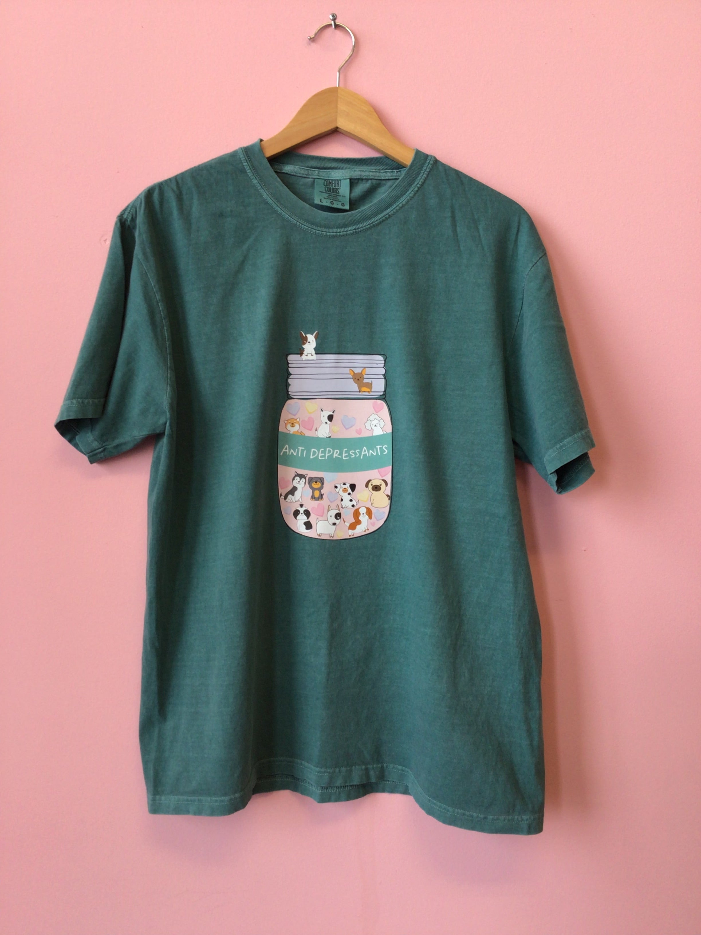 “Antidepressant” Dogs Shirt and Crewneck