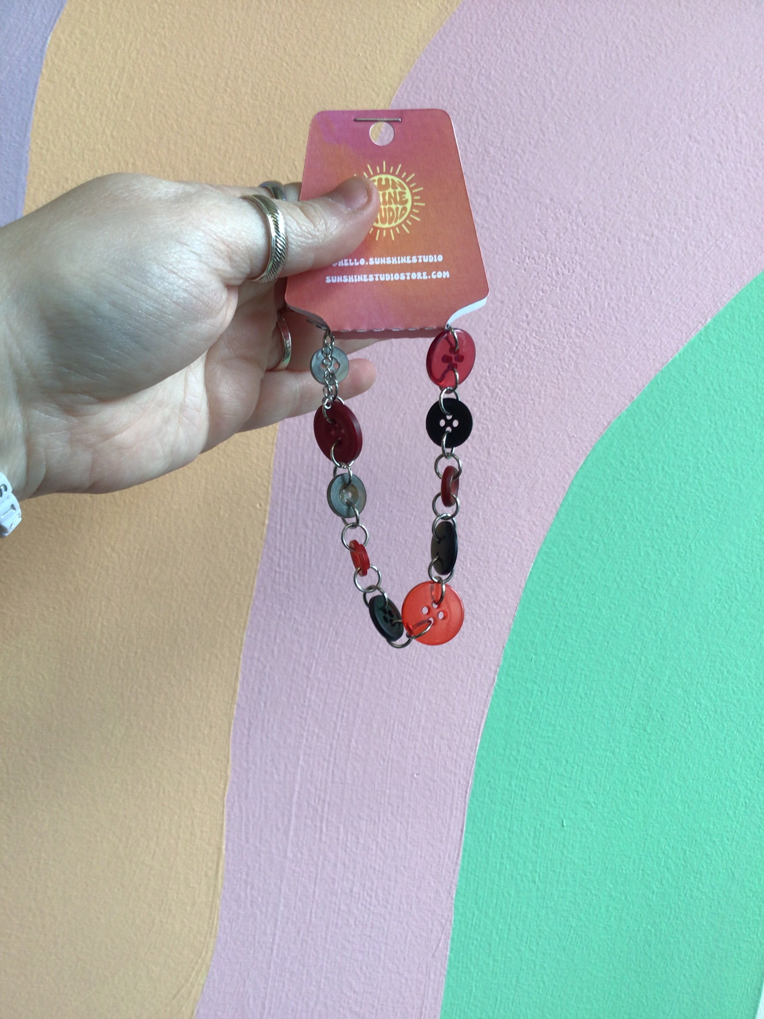 Button bracelet