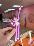 Purple Monkey Jumbo Sticker