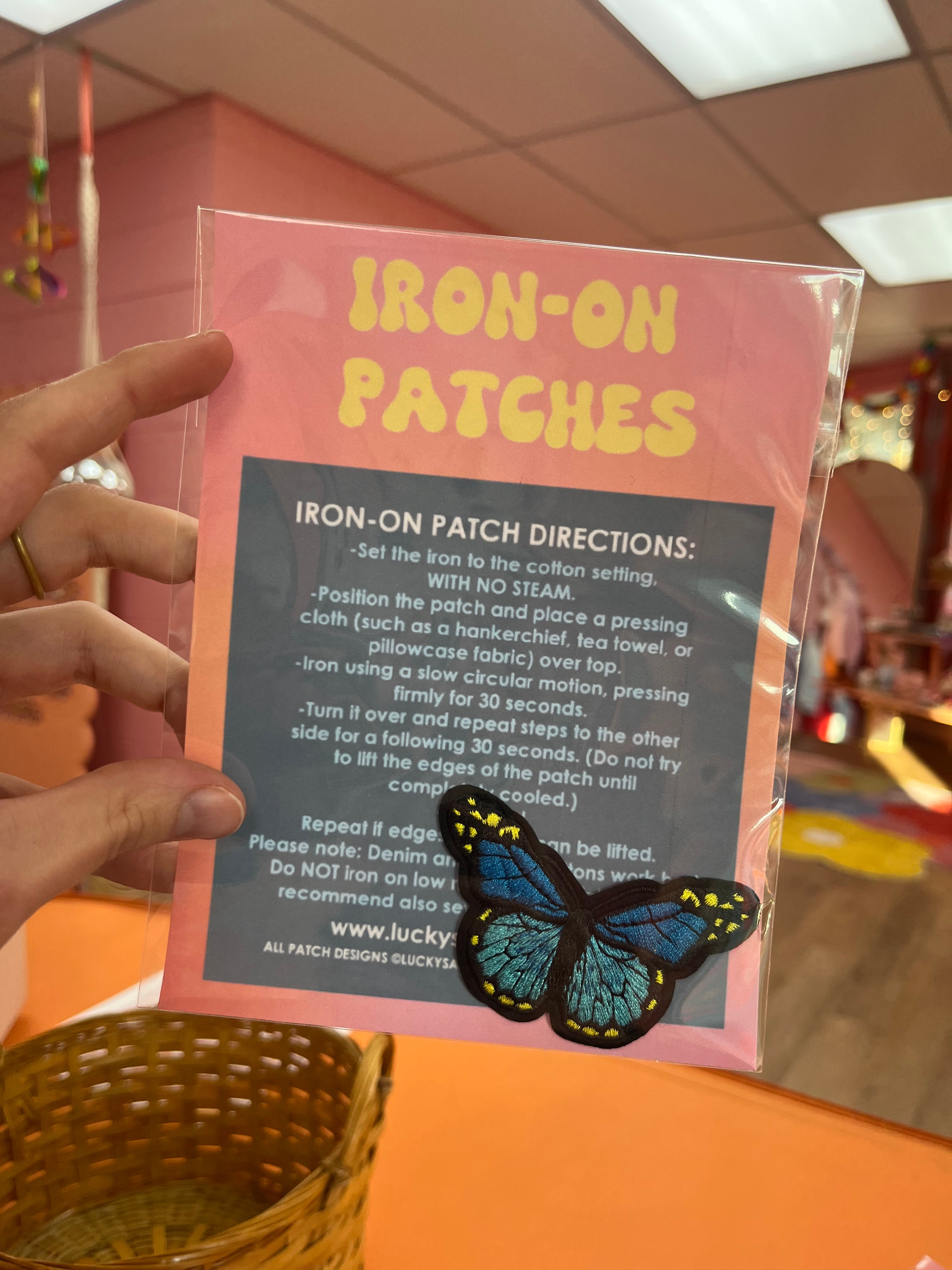 Butterfly Iron-On Patch
