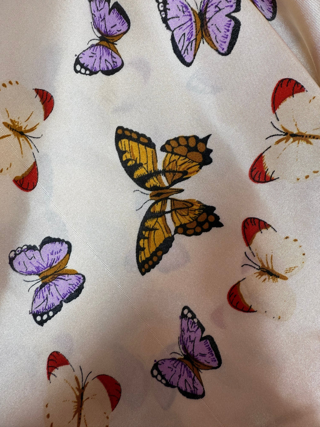 Polyester Blend Butterfly Bandana