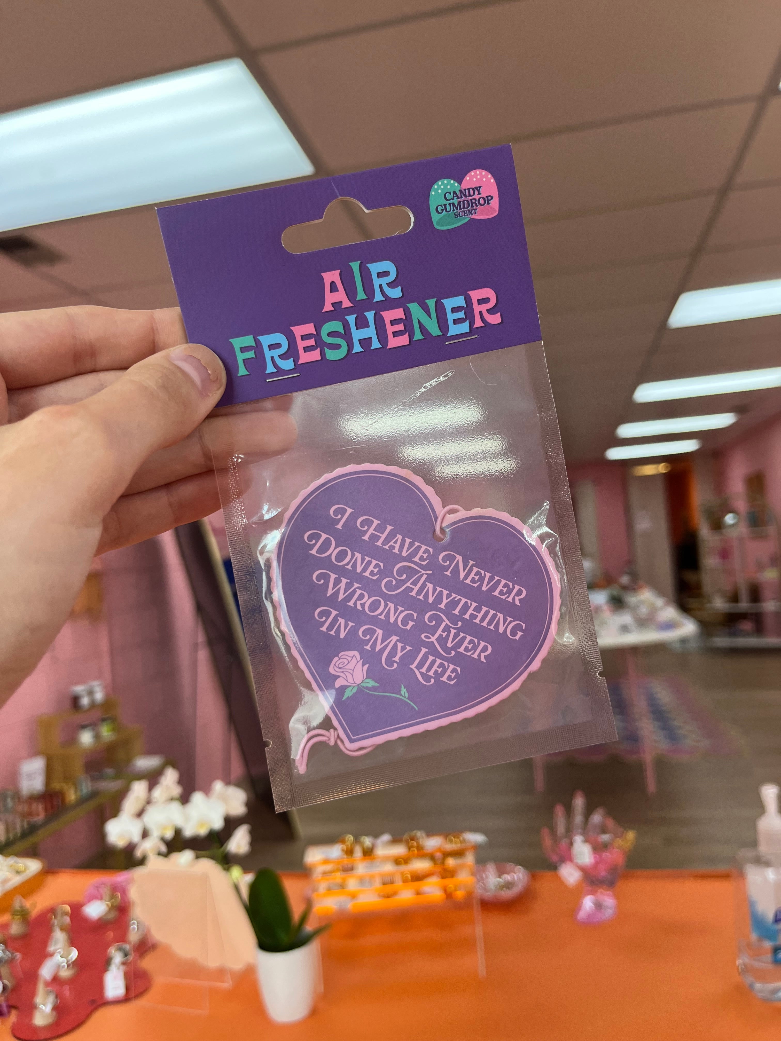 Never Done Anything Wrong Air Freshener