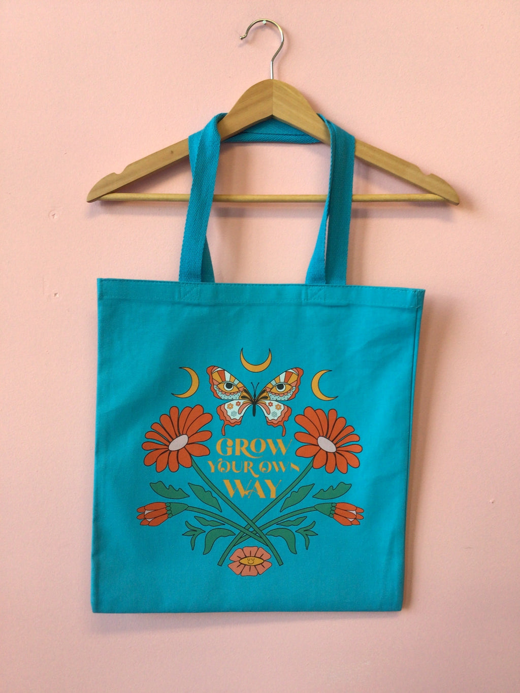 Colorful Graphic Print Tote bags