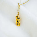 Body Shaped Titanium Necklace
