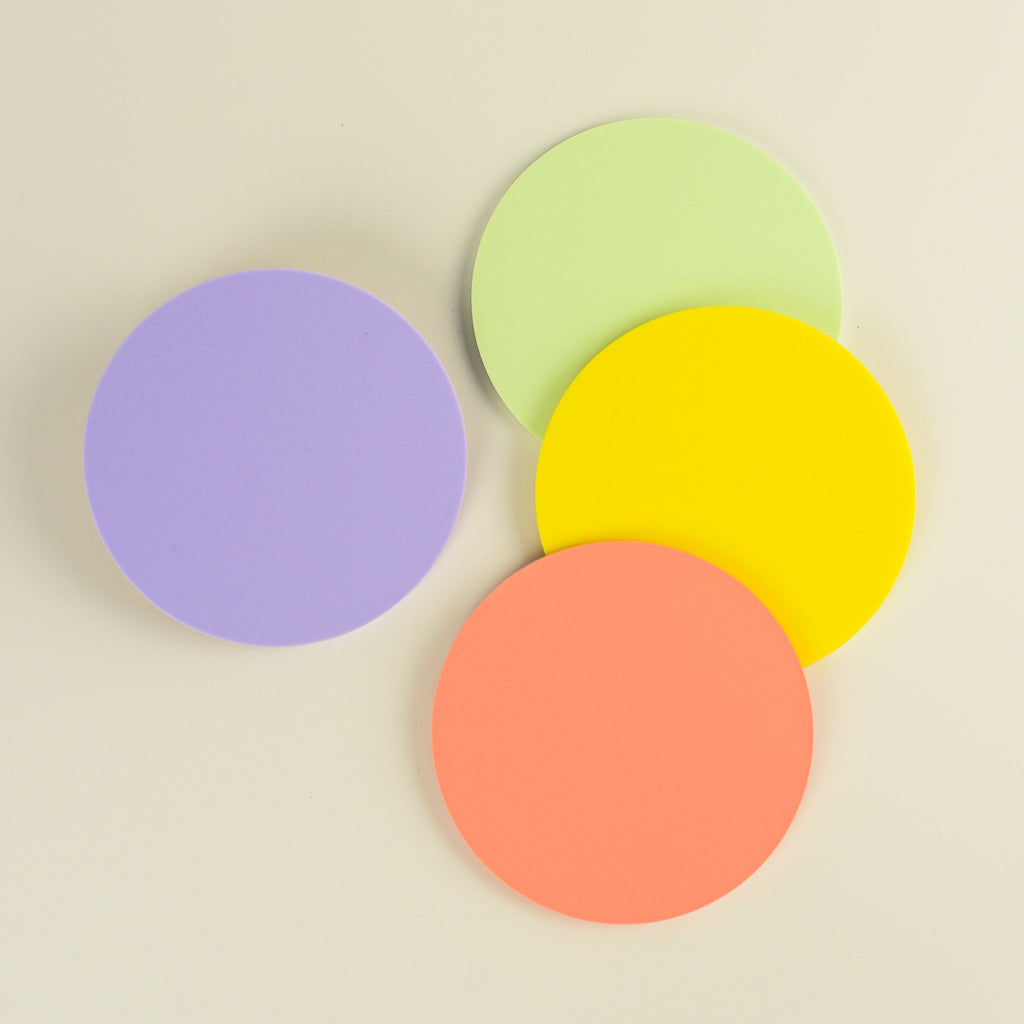 Colorful Spring Pastel Coasters