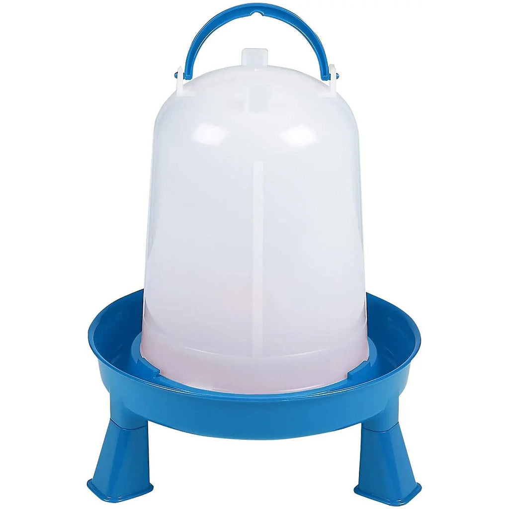 Double-Tuf Poultry Waterer with Legs for Chickens & Birds 3 Quart 2-Pack