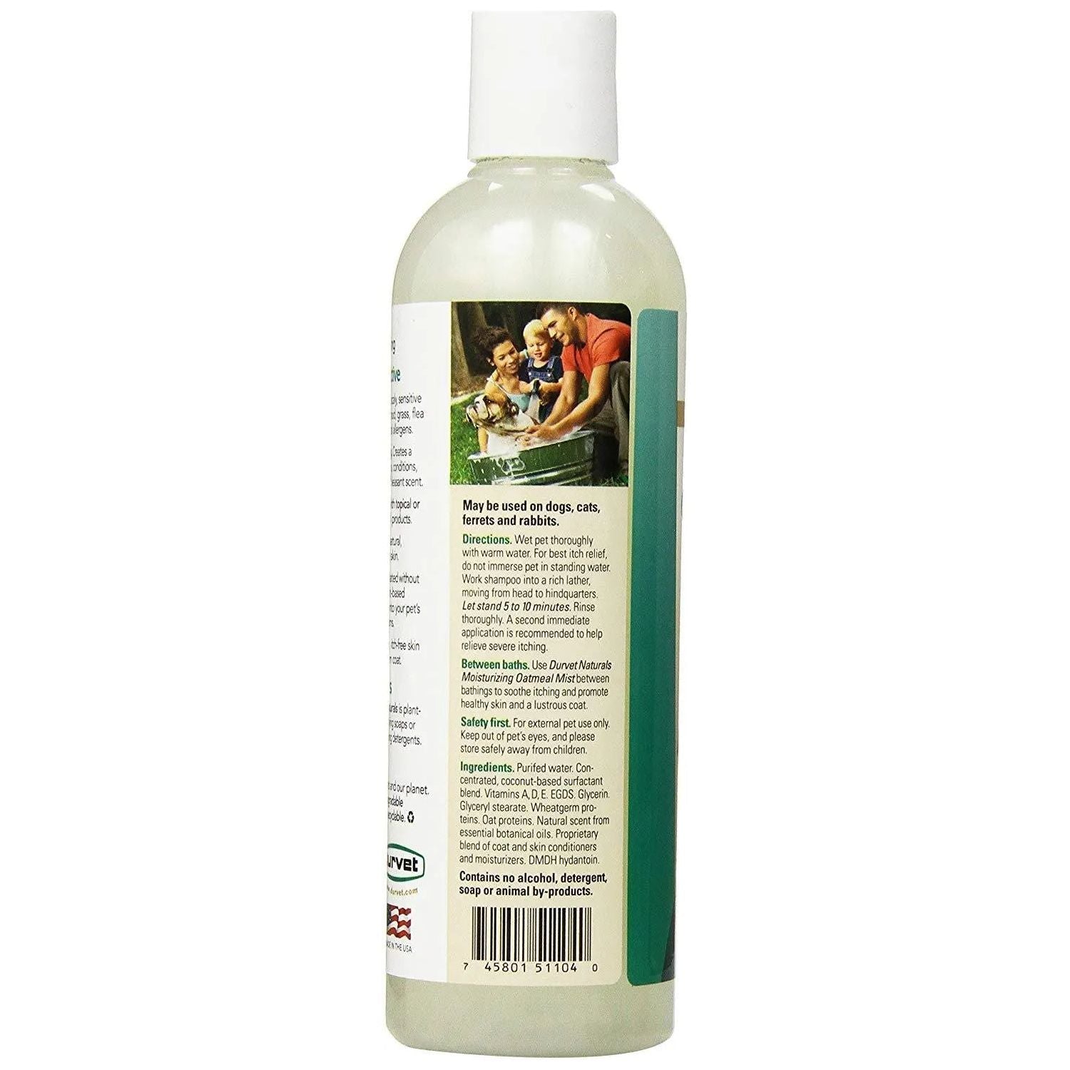 Durvet Naturals Anti-Itch Oatmeal Dog Shampoo 17 oz.