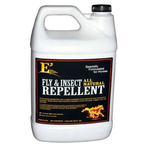 E3 Elite Fly and Insect Repellent All Natural Animals 1 Gallon