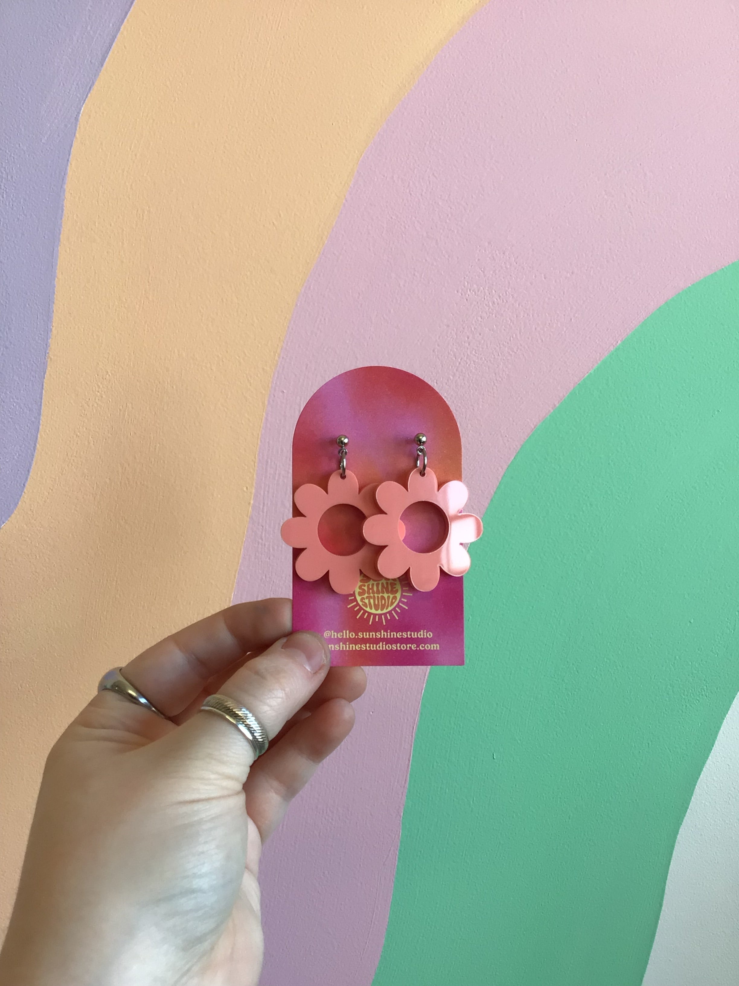 Happy Spring Daisy Earrings