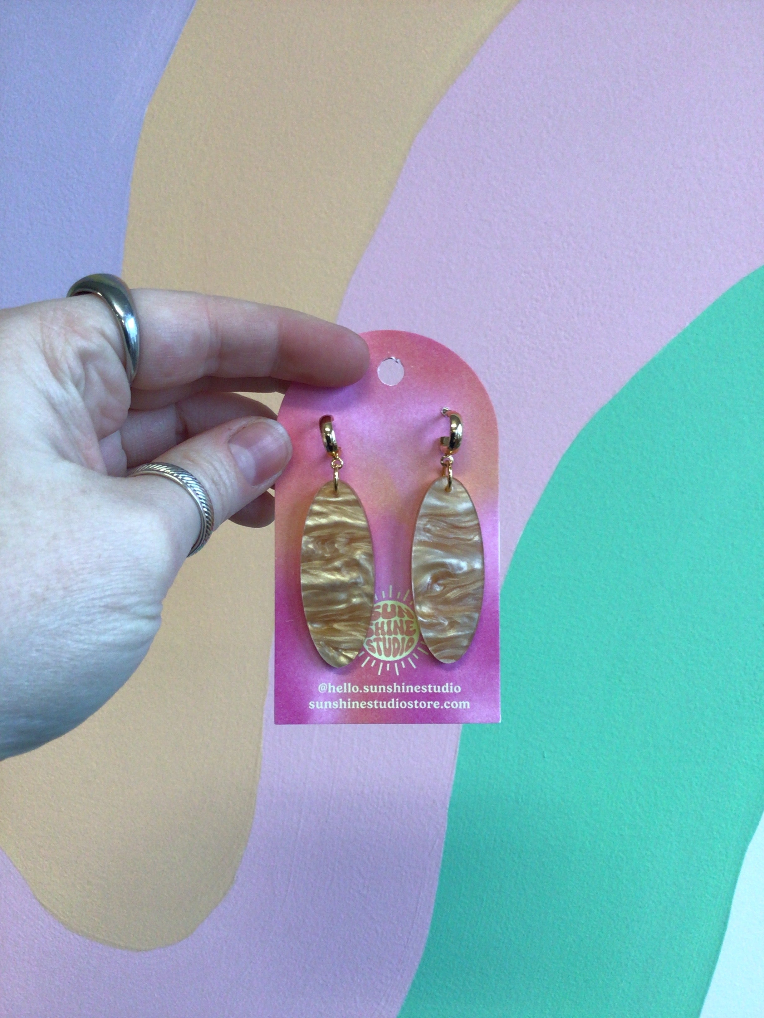 Classic Oval Earrings