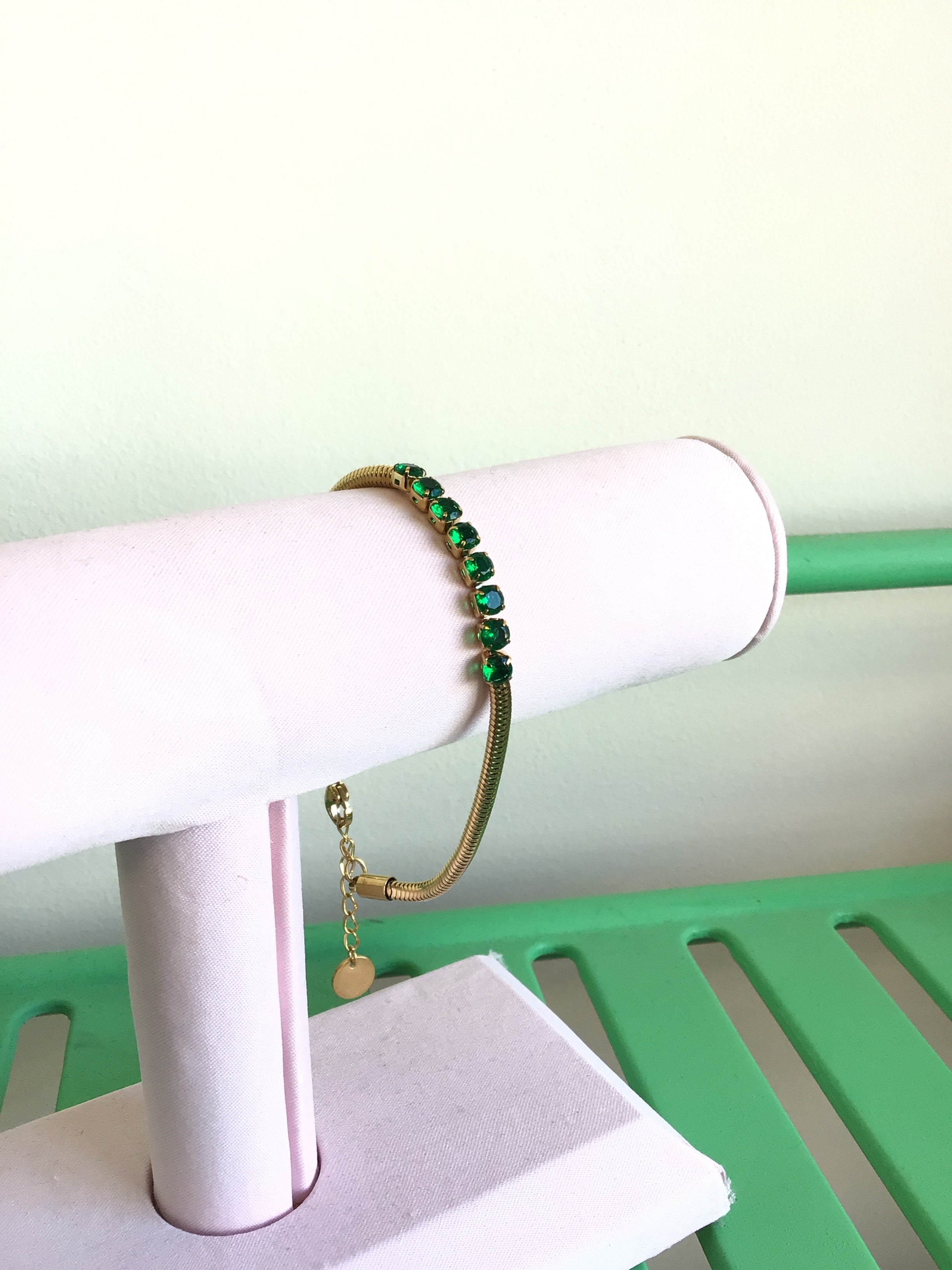 Titanium Pop of Color Snake Chain Bracelet