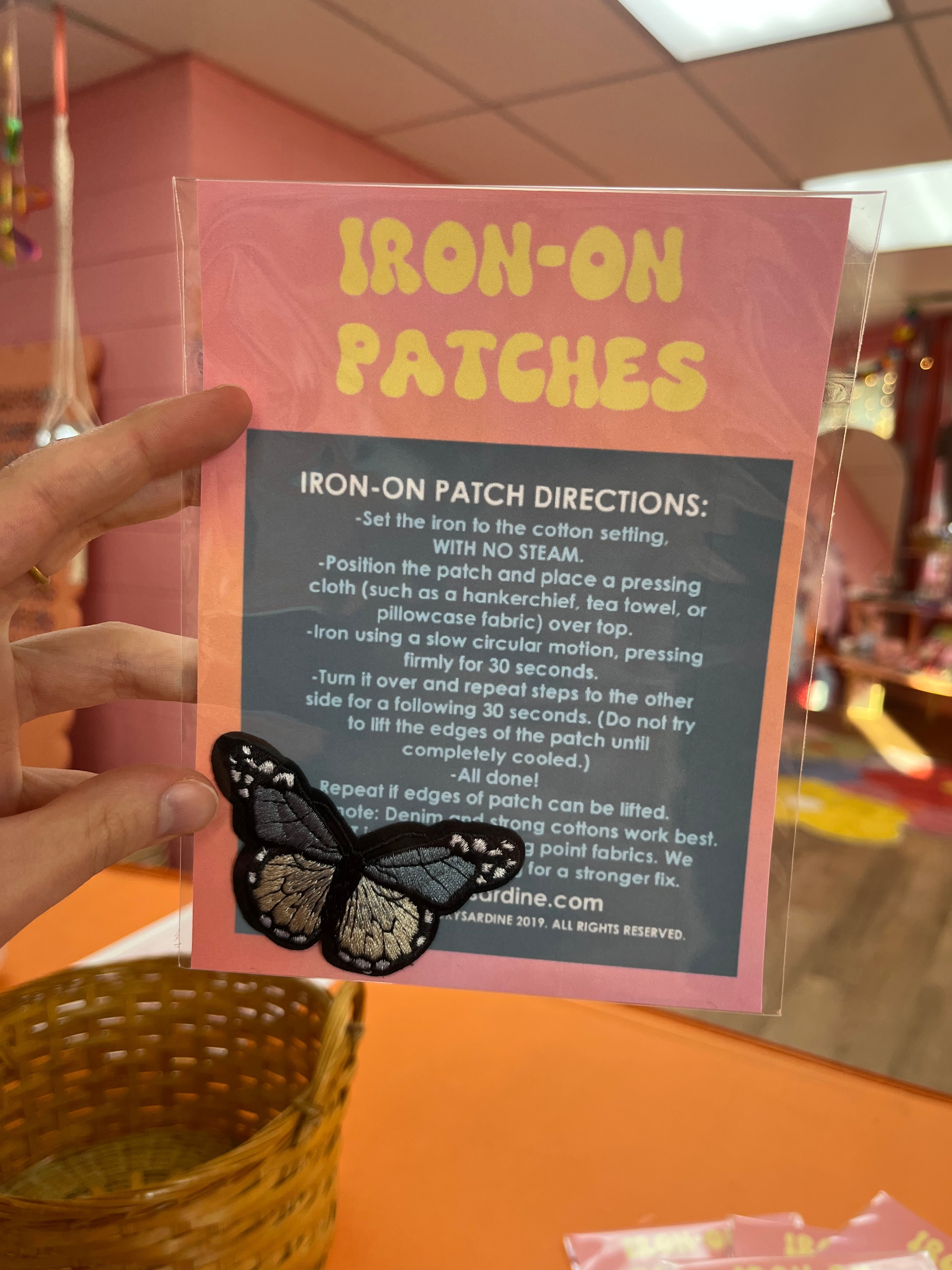 Butterfly Iron-On Patch