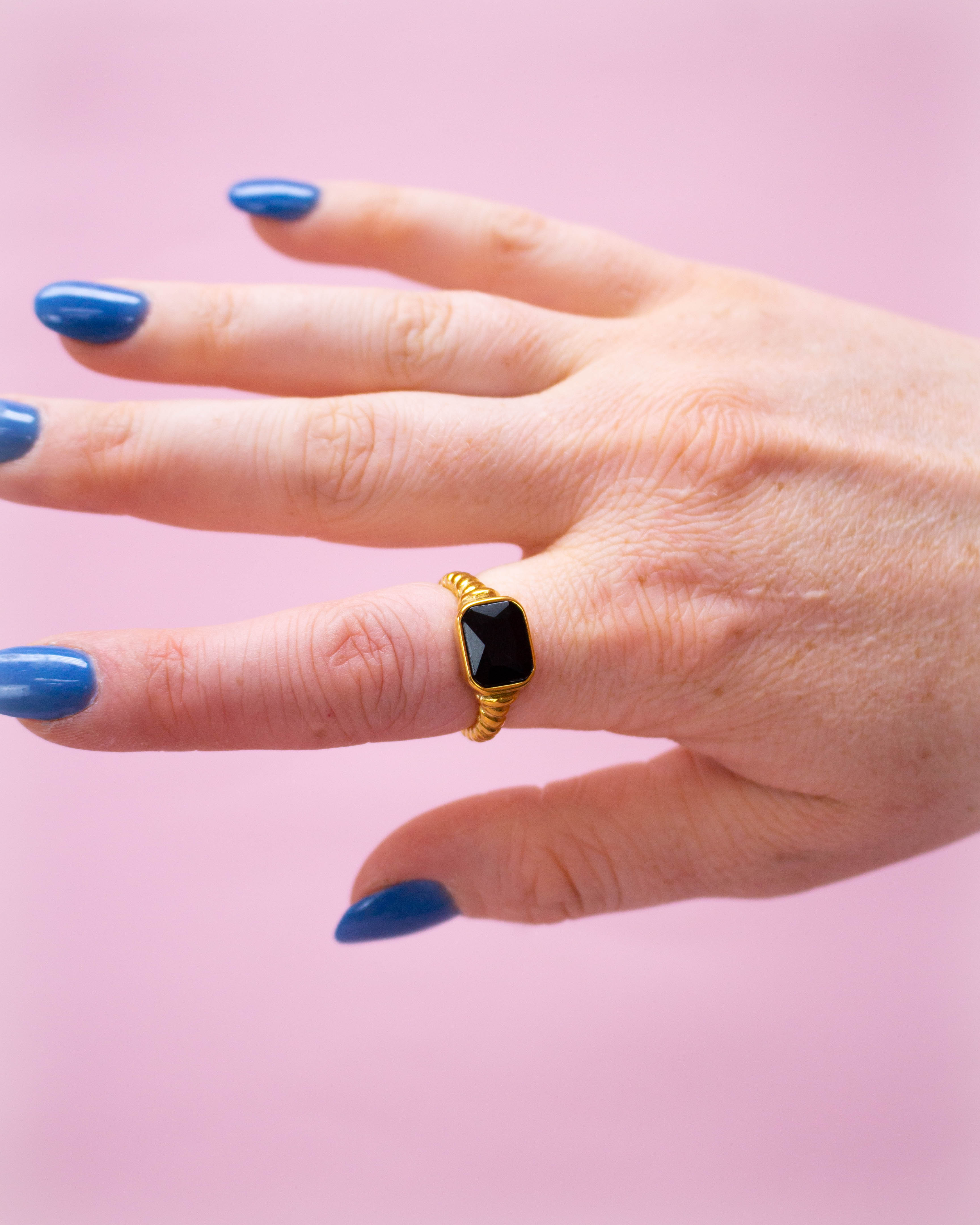 Titanium Midnight Dynasty Ring