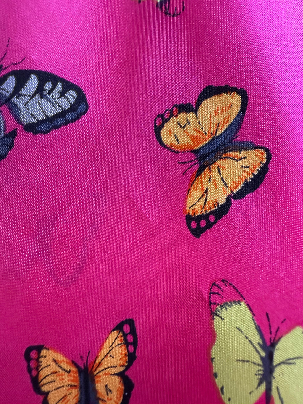 Polyester Blend Butterfly Bandana
