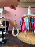 Colorful beaded phone charms