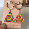 Unique Beaded Colorful Earrings