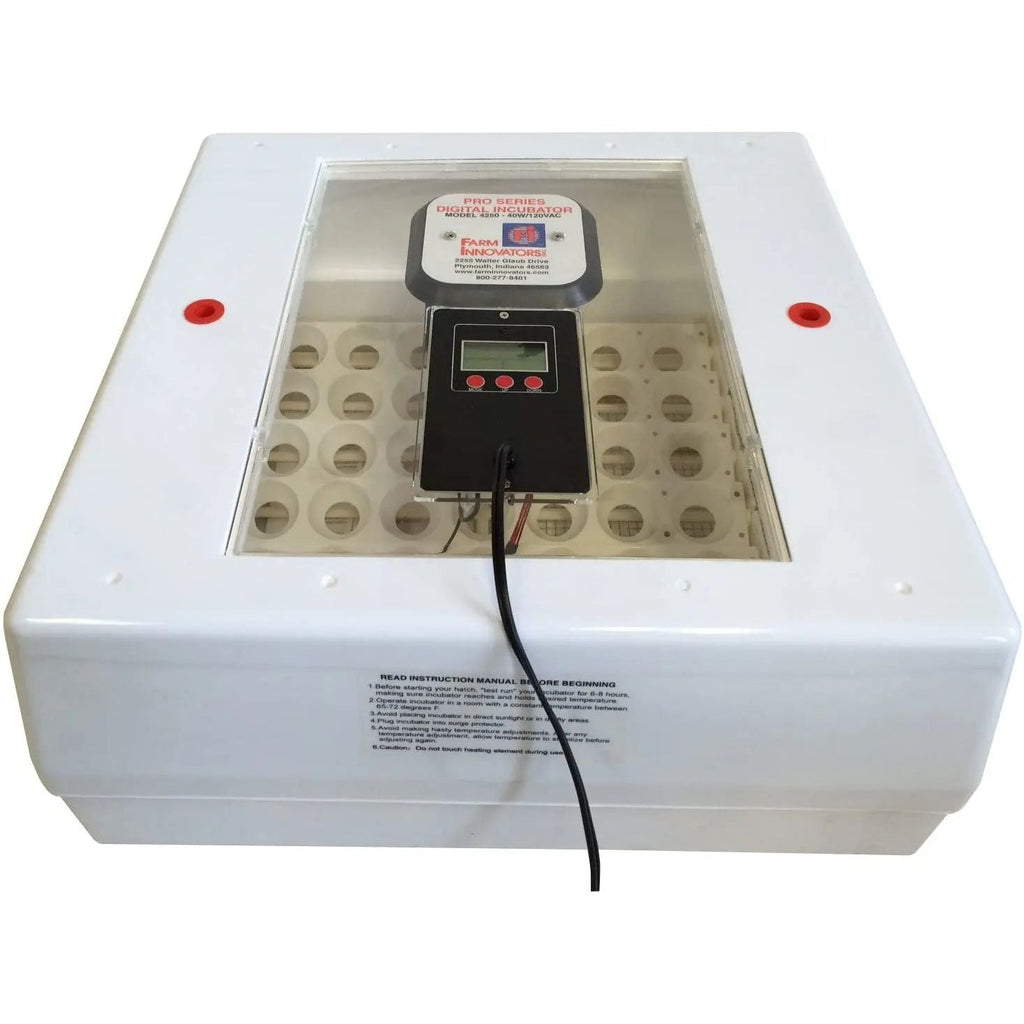 Farm Innovators Model 4250 Circulated Air Incubator with Turner