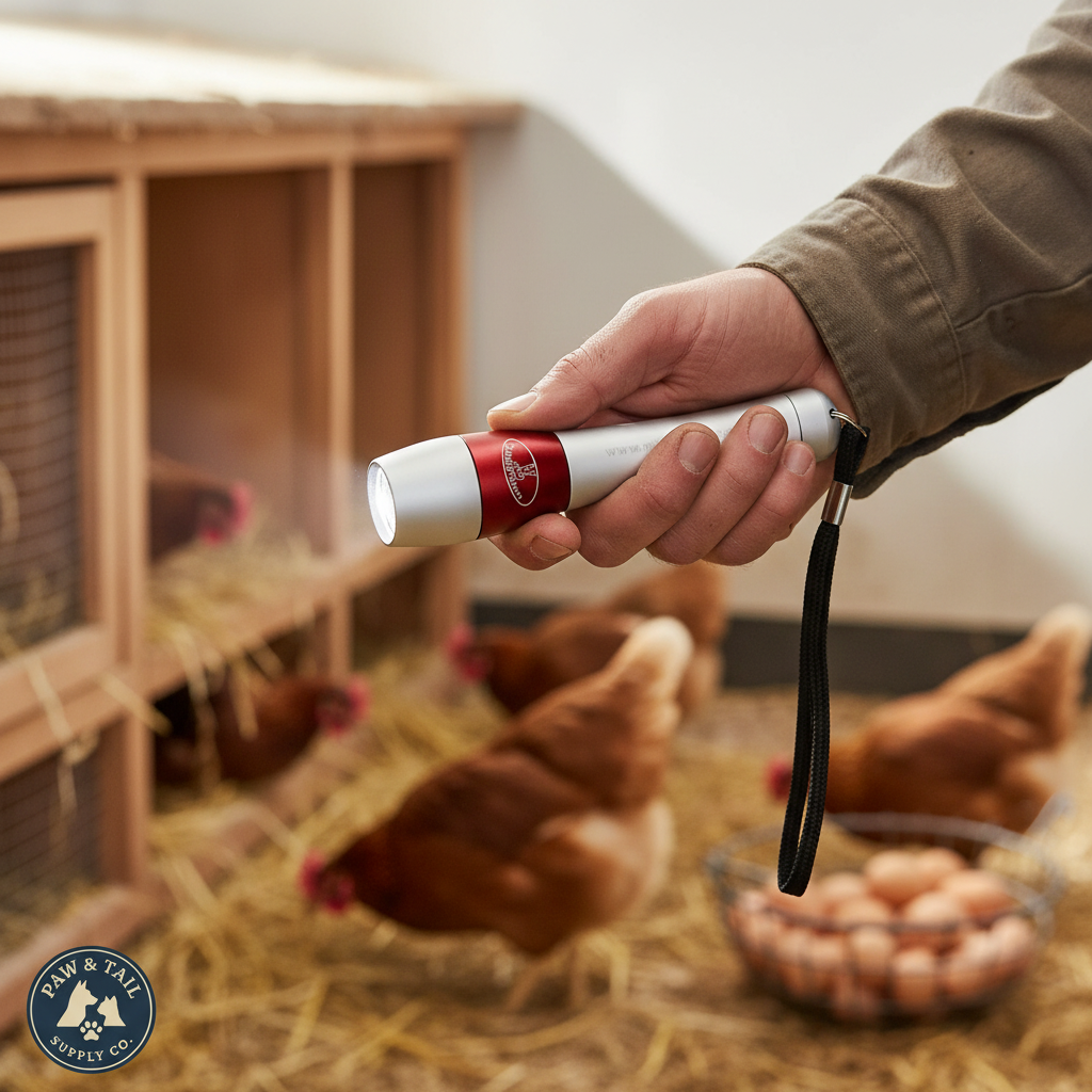 Little Giant LED Egg Candler for Hatching Eggs Poultry Incubator Candler 2-Pack