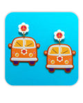 Retro Van Acrylic Earrings