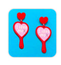 “I love Me” mirror acrylic earrings