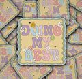 "Doing My Best" Sticker