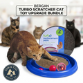Bergan Turbo Scratcher Cat Toy Upgrade Bundle