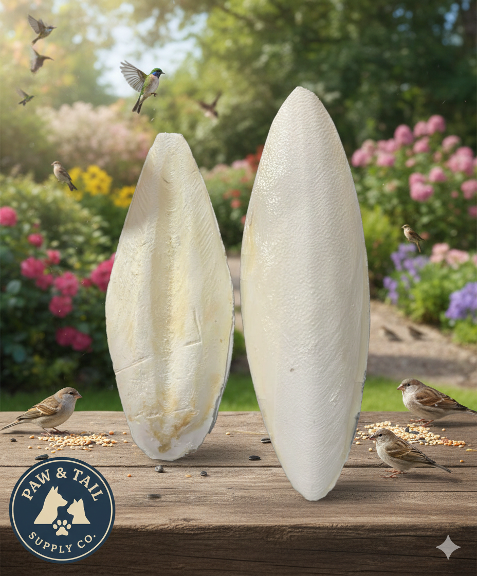 Cuttlebone Calcium Combo Pack 6” Natural Calcium for Birds & Reptiles