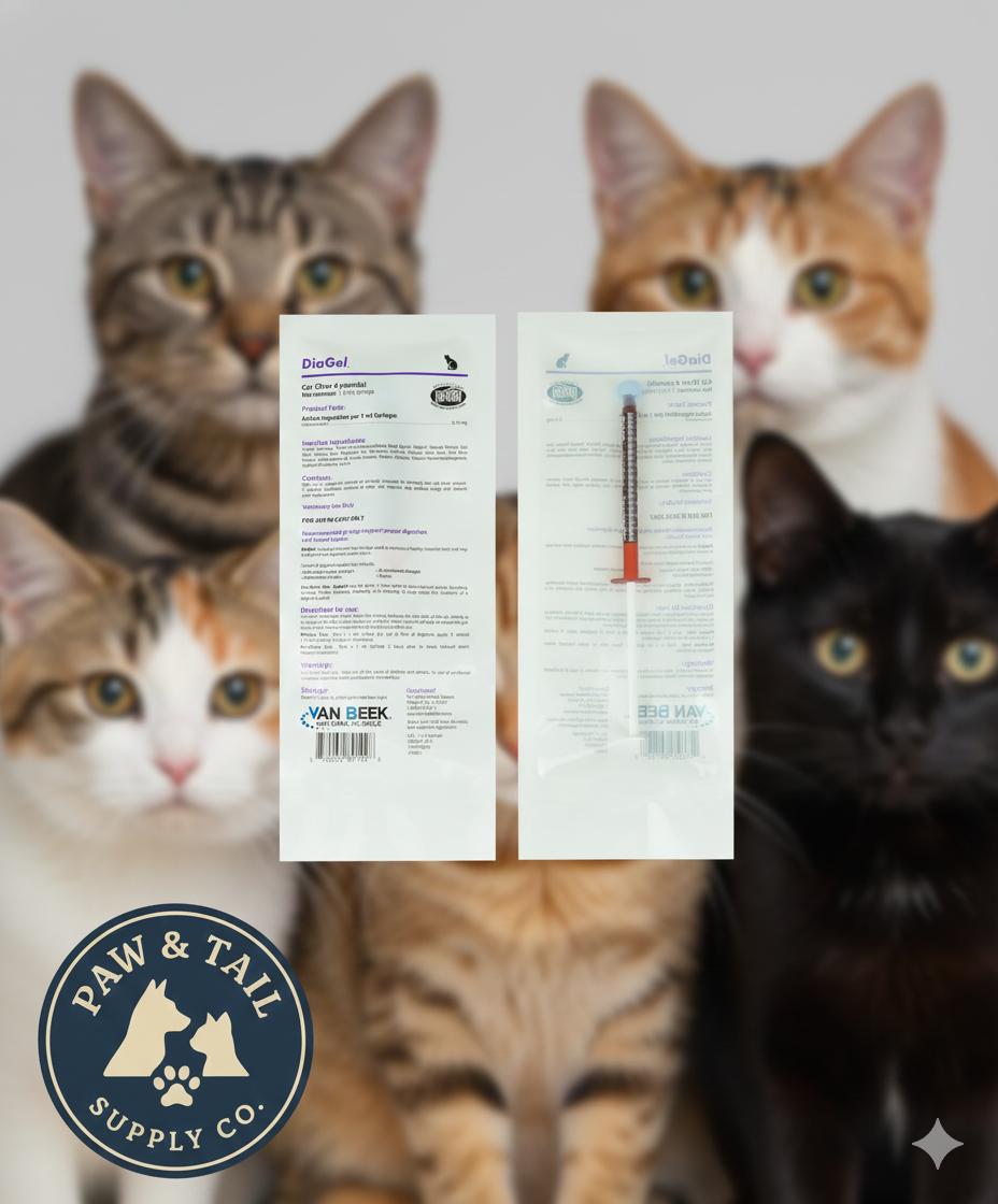 DiaGel for Cats 1 ml Oral Gel Loose Stools Digestive Upset Natural Support