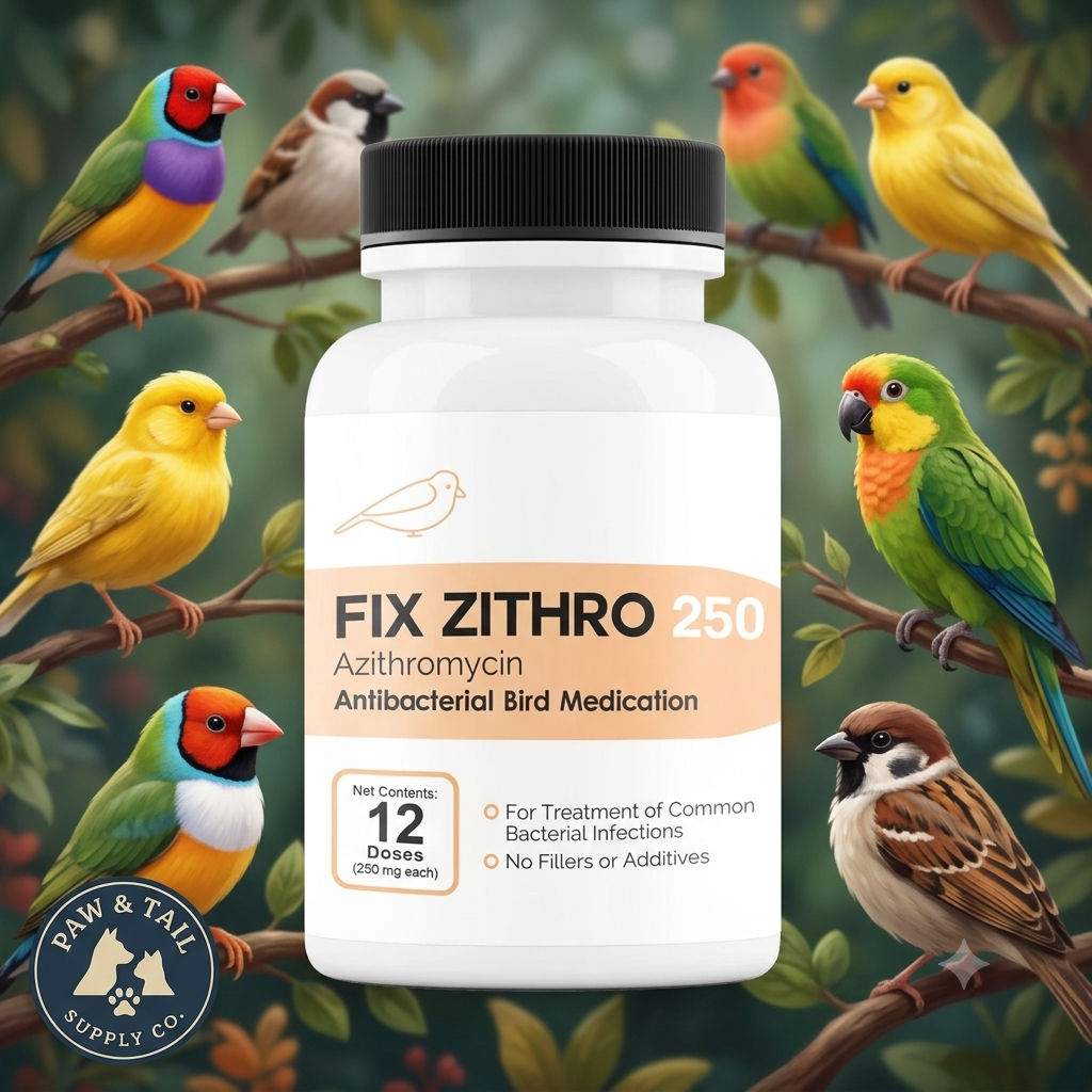 Fix Zithro Azithromycin 250 mg Tablets for Birds